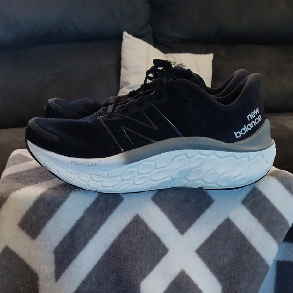 New Balance Fresh Foam Black and White Running Shoes
